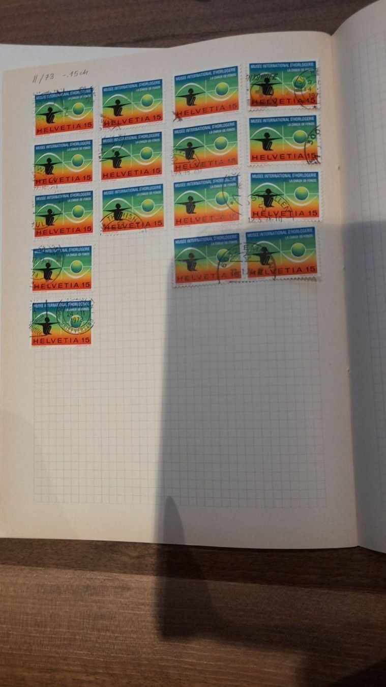 Alle Briefmarken: 1973 – Gebraucht aus Balgach von SIMEON27 1