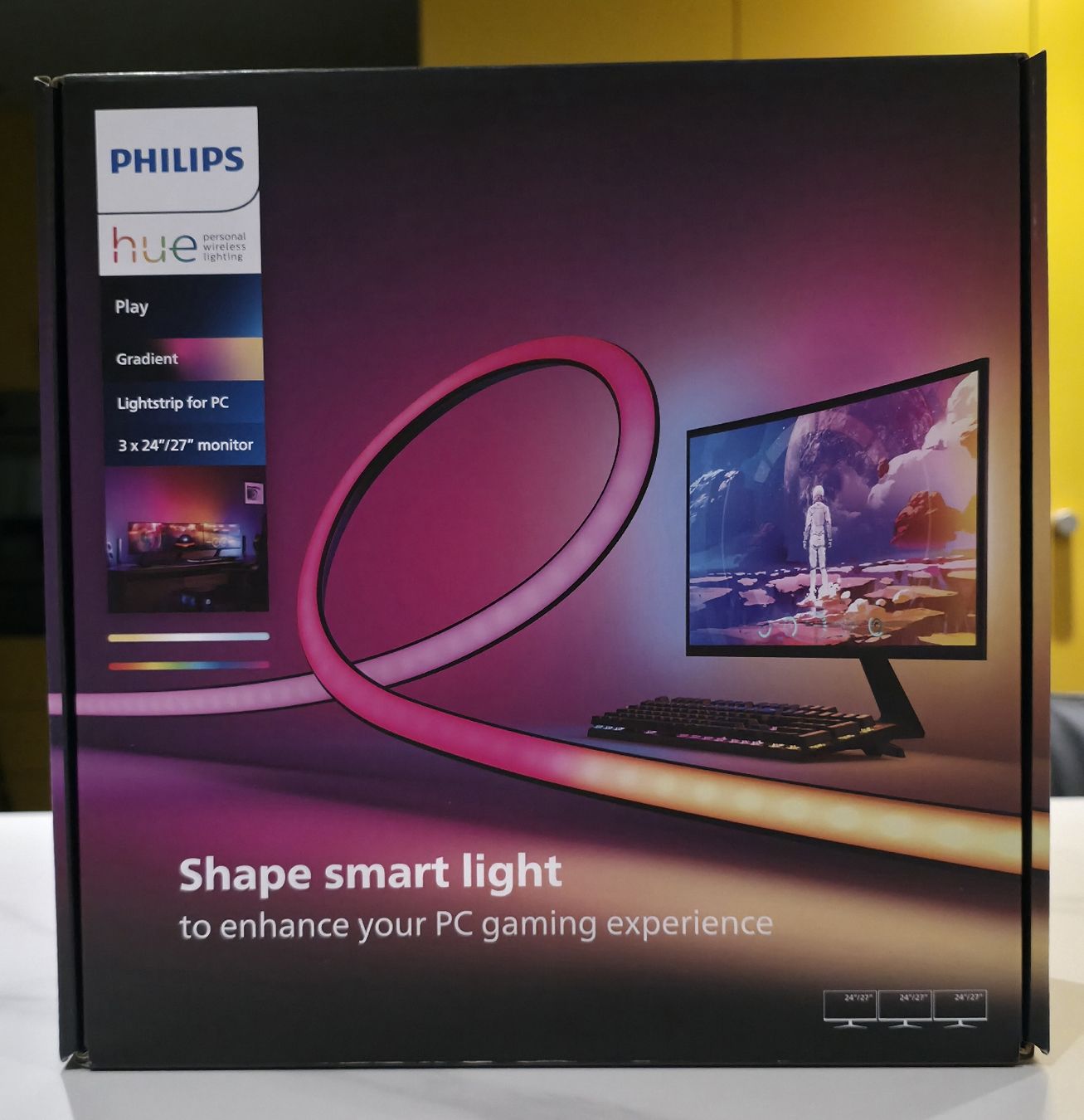 Philips Lampade: Philips Hue Gradient Lightstrip PC 3x 24/27" – Nuovo e nell'imballaggio originale da Lengnau BE venduto da darkangel94 1