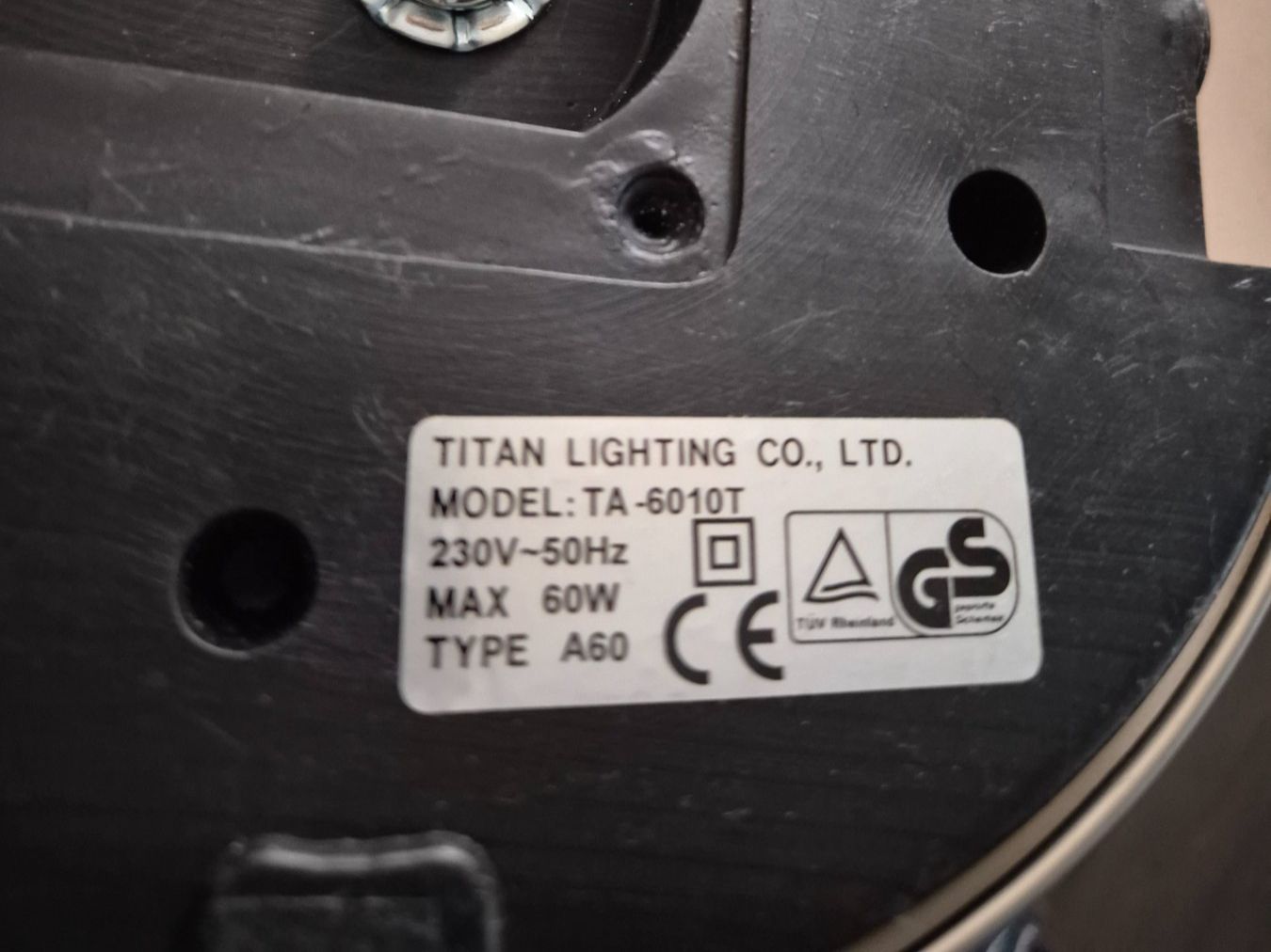 Lampade: Lampe de table Titan Lighting LDT vintage – Usato da Fully venduto da tameab 3