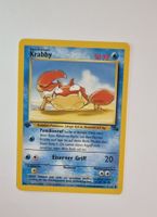 Pokemon Fossil Deutsch 1. Edition Krabby
