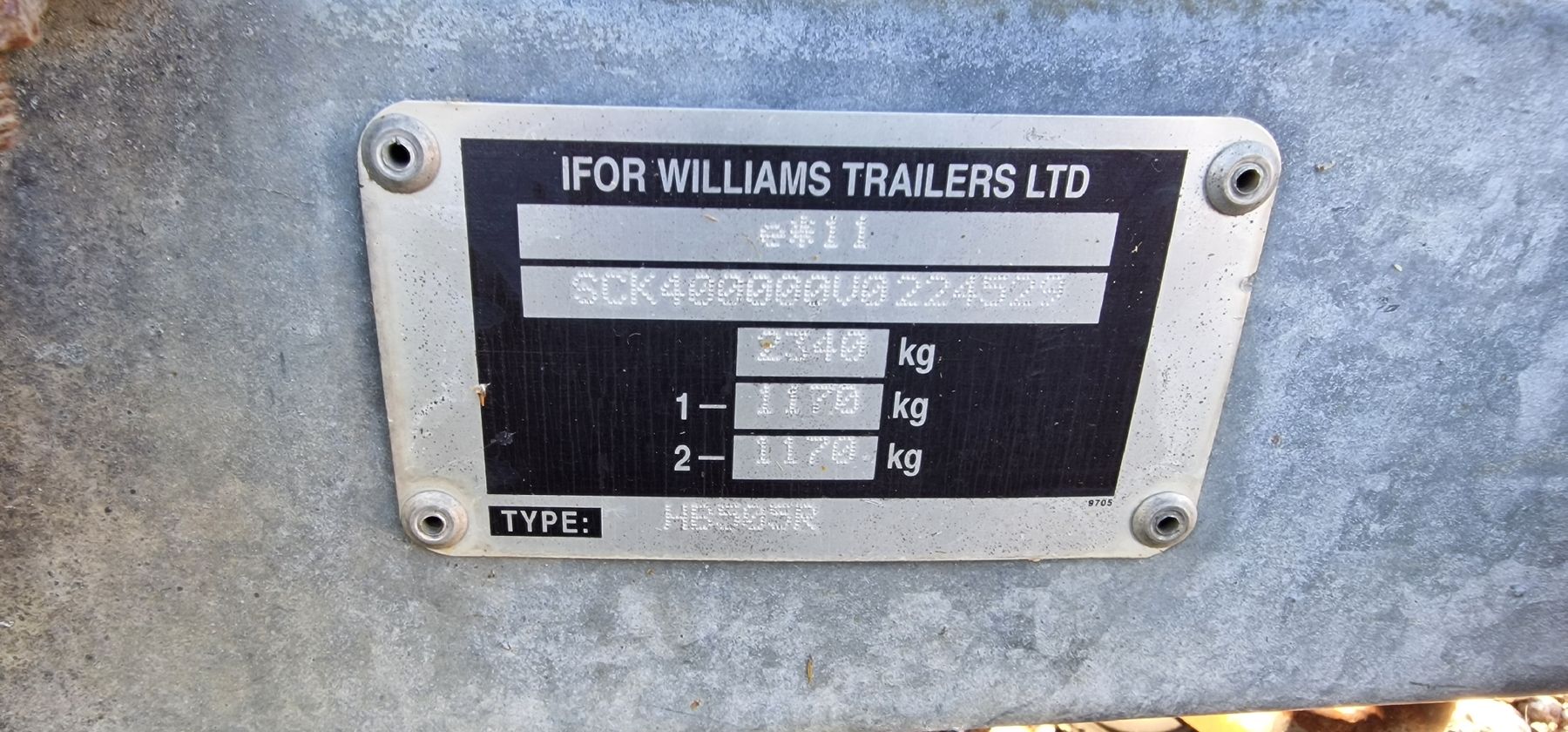 Ifor Rimorchi: IFOR Williams HB 505 Anhänger – Usato da Basel venduto da Felis29 3