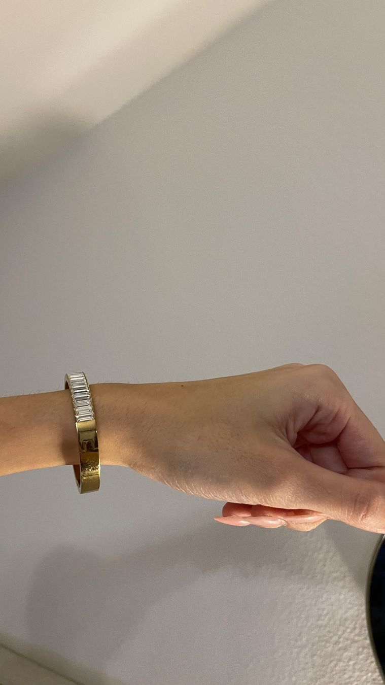 Michael Kors Bracciali & Braccialetti: Michael Kors Armband Cuff mit Kristallen – Nuovo (secondo la descrizione) da Lausen venduto da sim_hgp6 7