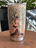 Thermobecher Yoga Lebensbaum Edelstahl 20oz