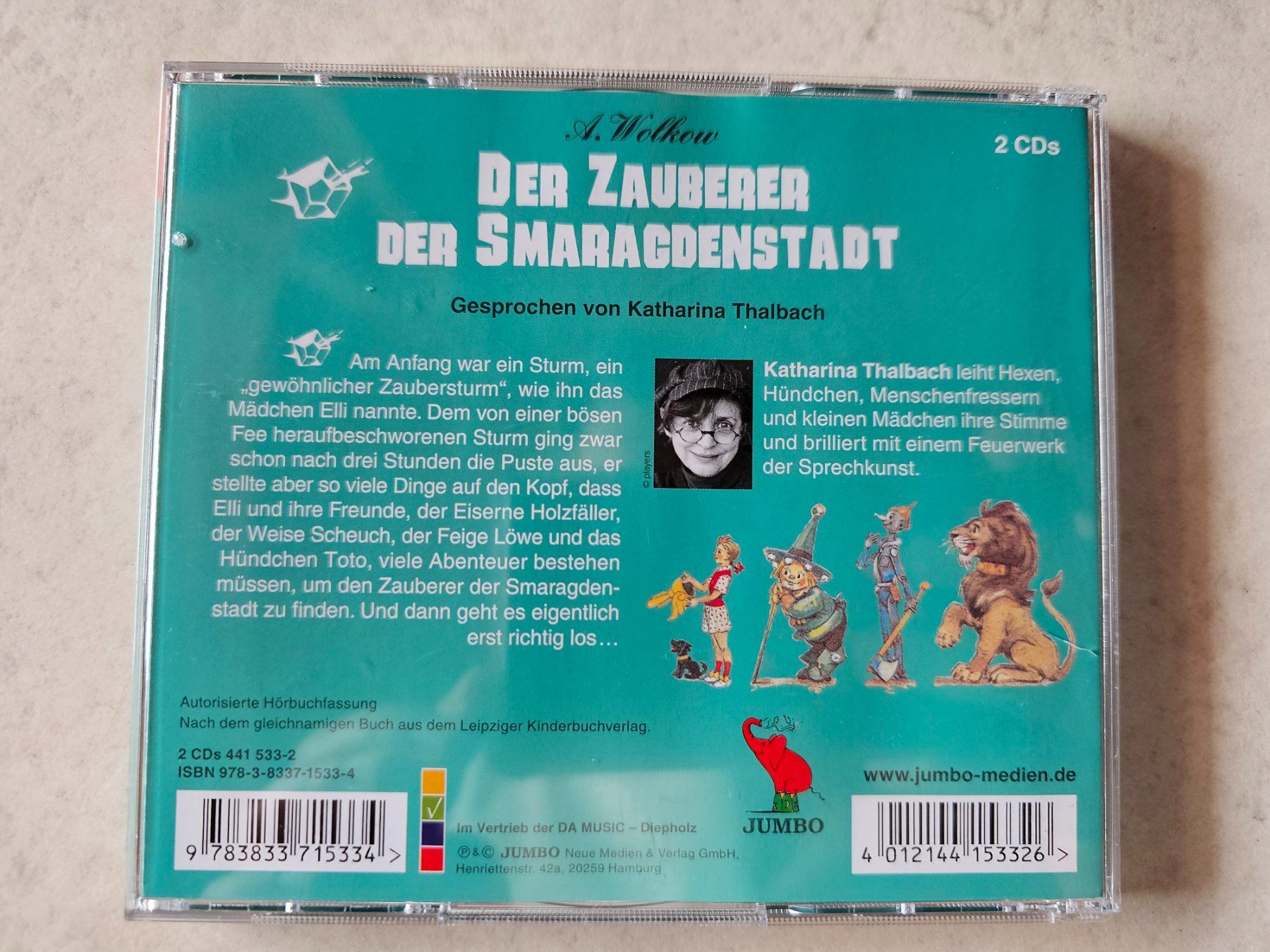 CDs: Der Zauberer der Smaragdenstadt  /  2 CDs – Gebraucht aus Schneisingen von backstore24 1