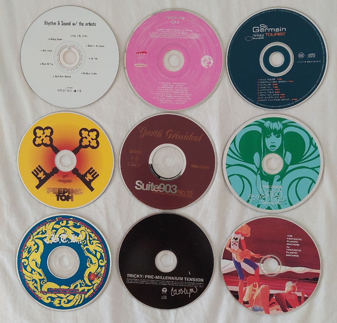 CD: 9 CDs: Tricky, St. Germain, Garth (USA cds) Funk, Electro – Usato da Watt venduto da Tomaf