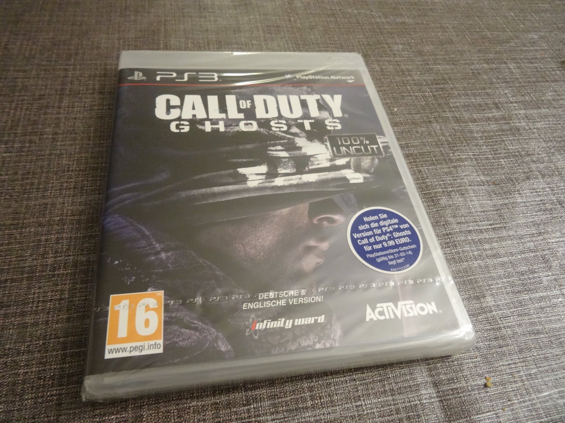 Sony Giochi: PS3 Call of Duty: Ghosts uncut 100% NEUWARE – Nuovo e nell'imballaggio originale da Olten venduto da Disc-Ausverkauf