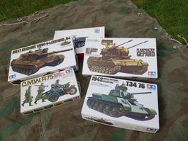 Nostalgie Packungen Tamiya Panzer Jahre I leere Bausatz