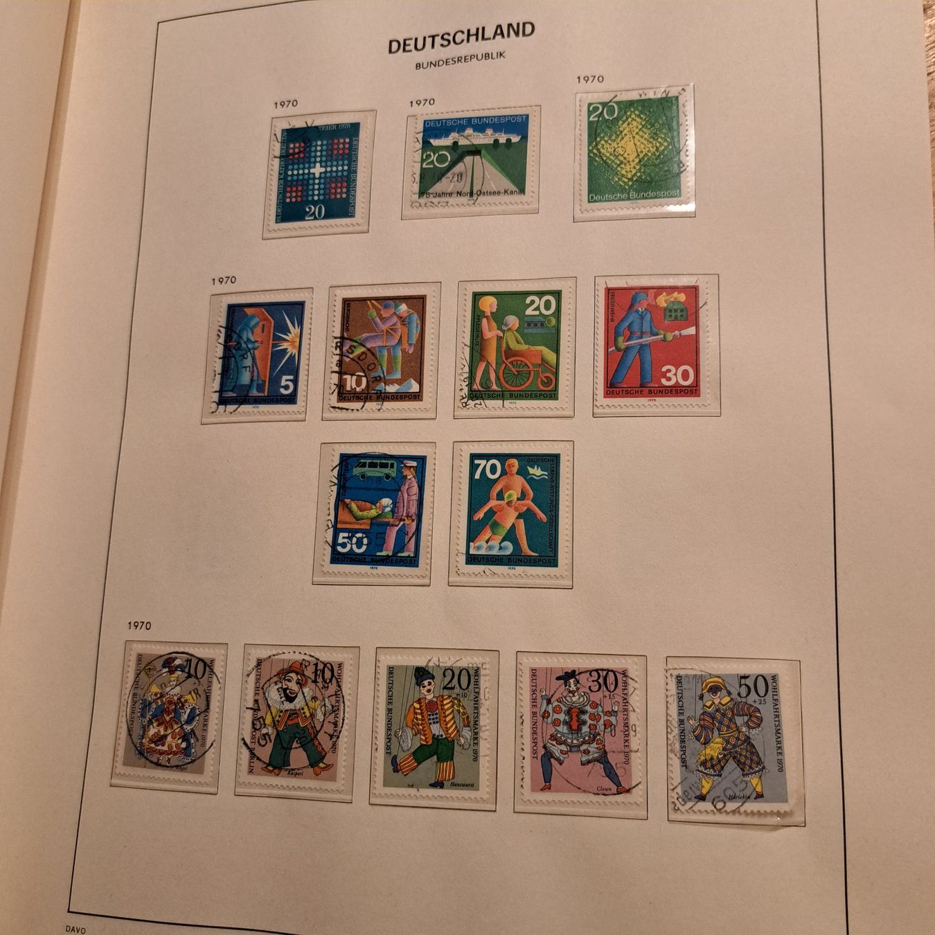 Alle Briefmarken: Bundesrepublik deutschland – Gebraucht aus unteraegeri von Marimari 4