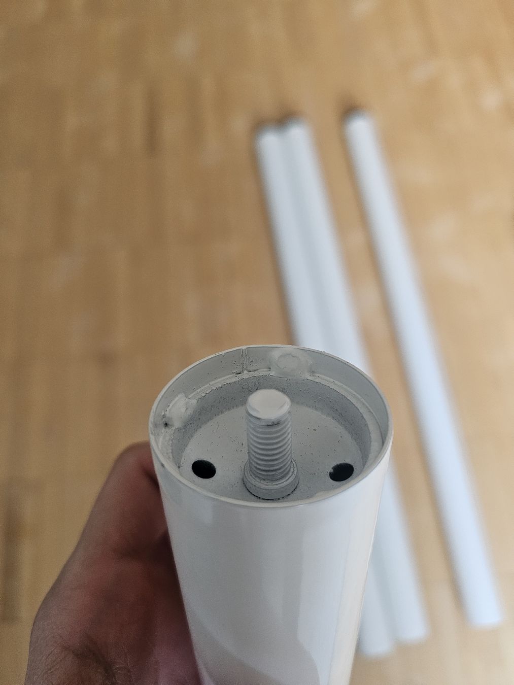 Ikea Sonstiges Mobiliar: 4× Ikea Adils Tischbeine, weiss – Gebraucht aus Bassersdorf von CorinneK36 2