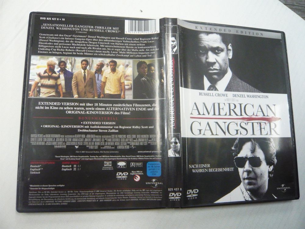 American Gangster Dvd Kaufen Auf Ricardo