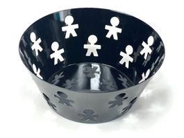 Original ALESSI „Girotondo“ Obstschale Schwarz – King-Kong
