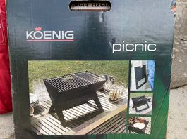 Grill portatif de camping - picnic Koenig
