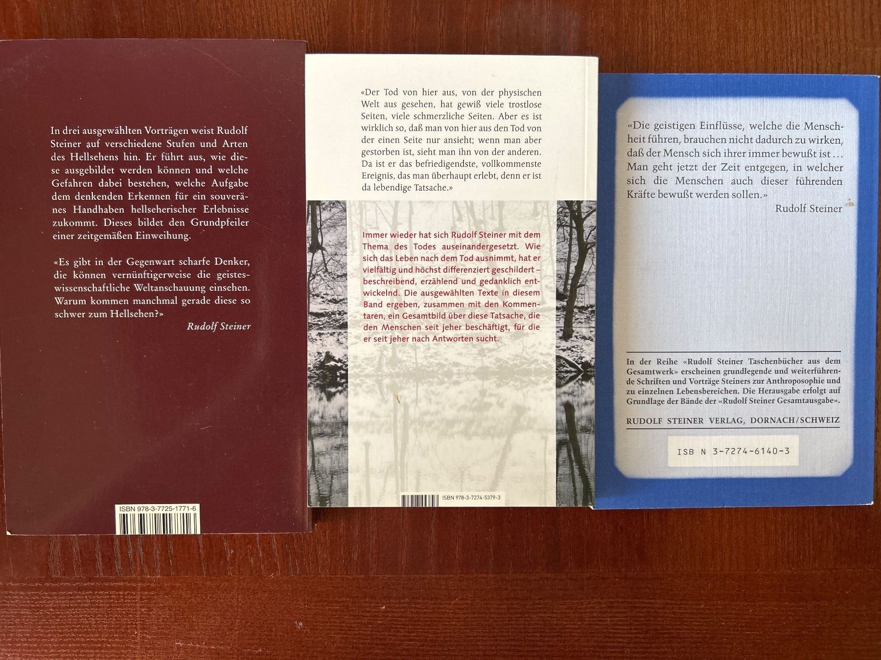 Libri: 3 Bücher von Rudolf Steiner – Usato da Benglen venduto da silversun79 1