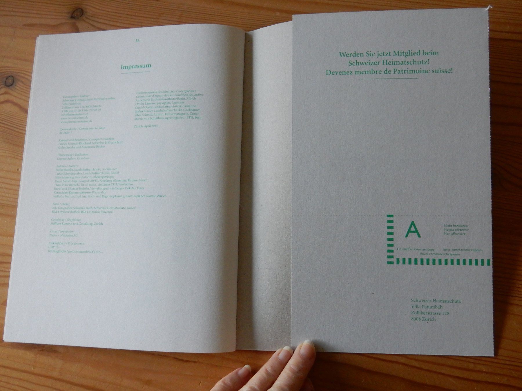 Libri: Am Aabach Stadt Uster Schulthess Gartenpreis 2014 – Nuovo (secondo la descrizione) da Jona venduto da JOberg_25 5
