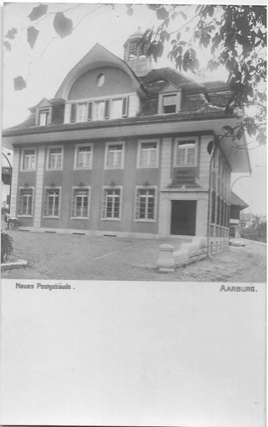 Cartoline postali: Aarburg Neues Postgebäude – Usato da Olten venduto da clotaldi