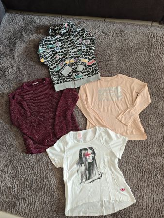 Mädchen Kleiderpaket, Pulli, Shirt, Grösse 140