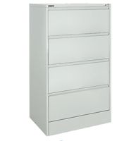 neuer Hängeregistraturschrank, Stahl, 2-bahnig, off. Rahmen