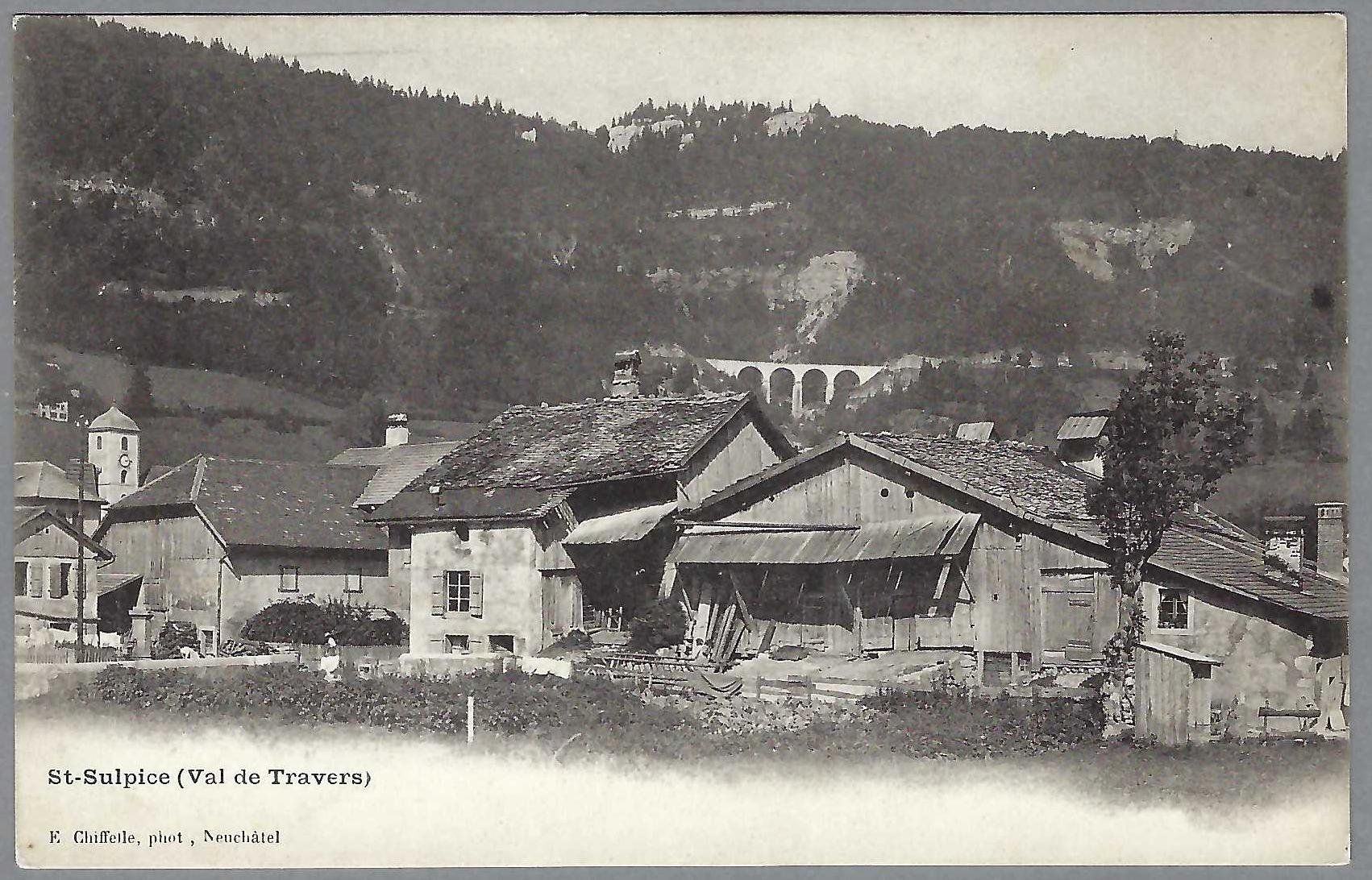 Ansichtskarten: ST-SULPICE (VAL DE TRAVERS) * – Gebraucht aus Pura von ulisse1957