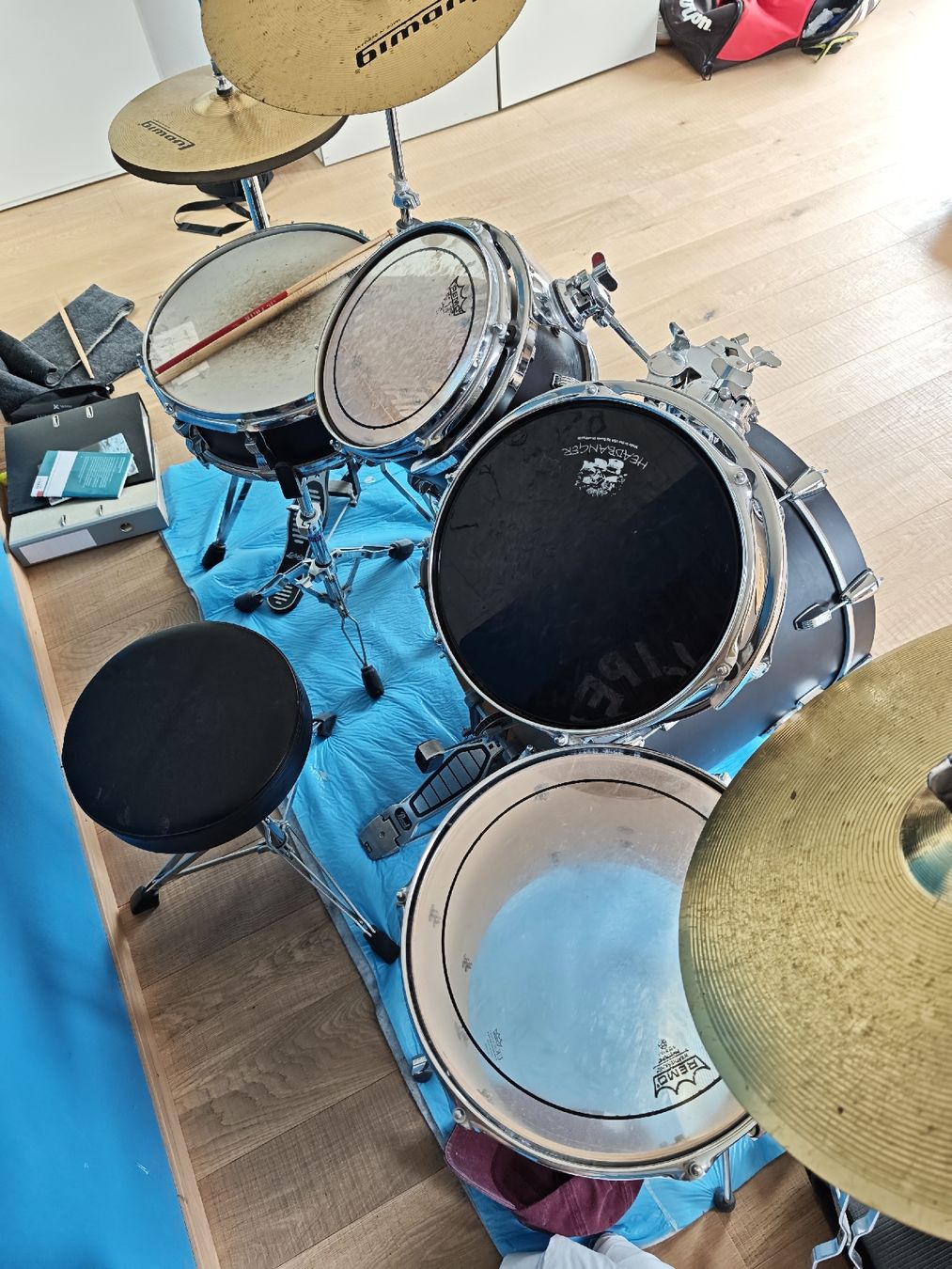 Ludwig Strumenti musicali: Komplettes Schlagzeugset Ludwig Accent CS Custom – Usato da Stansstad venduto da fab_d75n 2