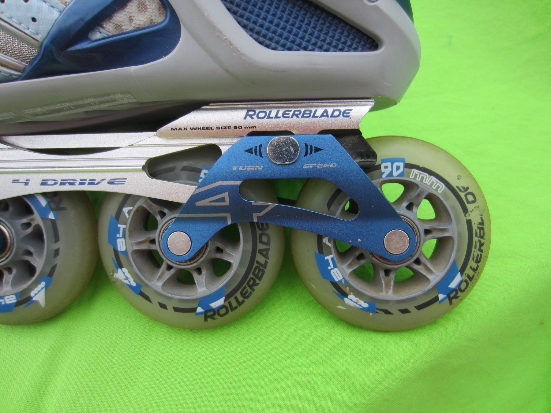 Pattini in linea & Pattini a rotelle: ROLLERBLADE INLINESKATE ACTIVA 4D Gr. 42.5  / 27.5cm ABEC 7 – Usato da Sursee venduto da Tschiger 8