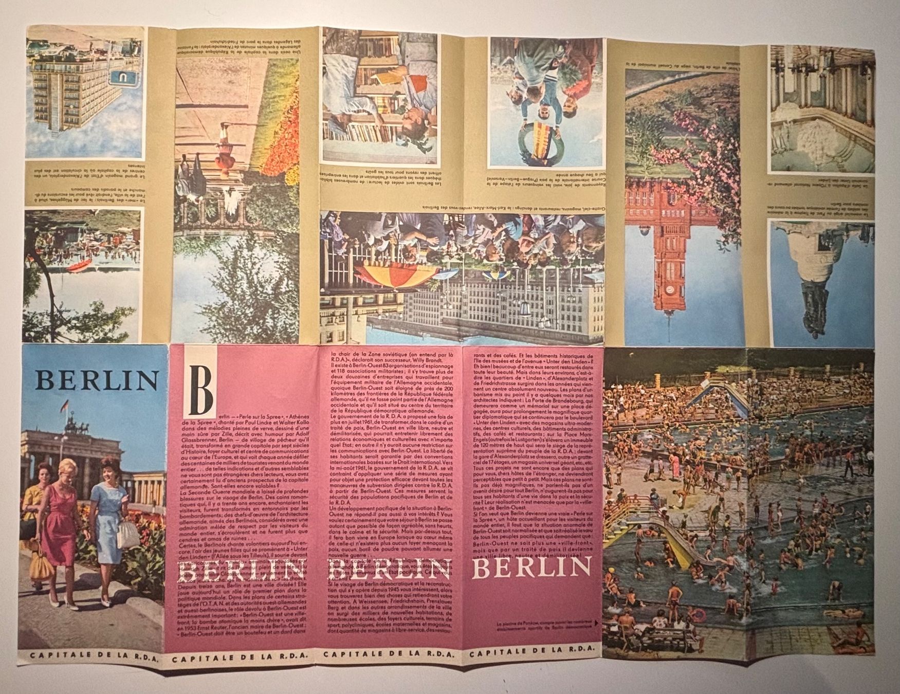 Documenti: Brochure Berlin Capitale de la RDA – Usato da Neuchâtel venduto da gefdeneuch 2