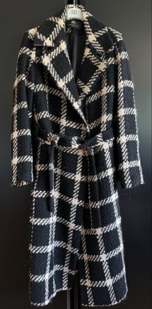 Manteau Brian Dales, carreaux laine, taille 42 IT oversize .