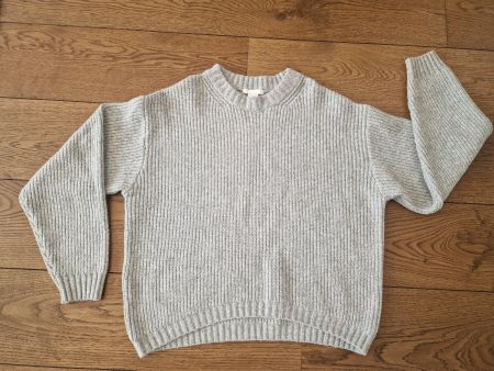 Pullover hellgrau, Gr. S