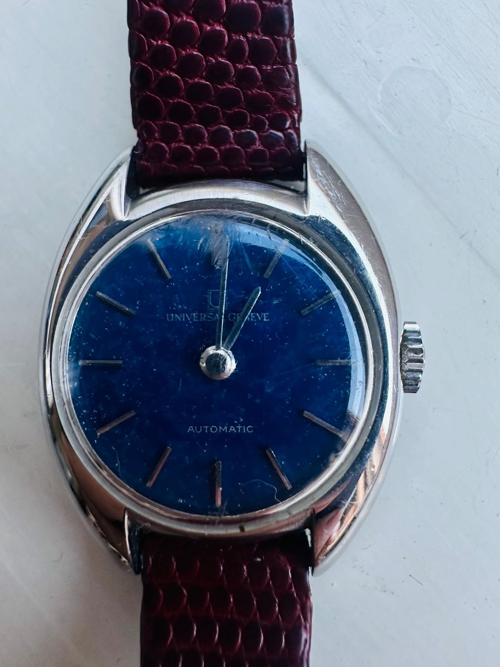 Universal Genève Uhren: Orologio da donna Universal Genève Automatico blu con cintur – Gebraucht aus Cureglia von myr_9v25 9