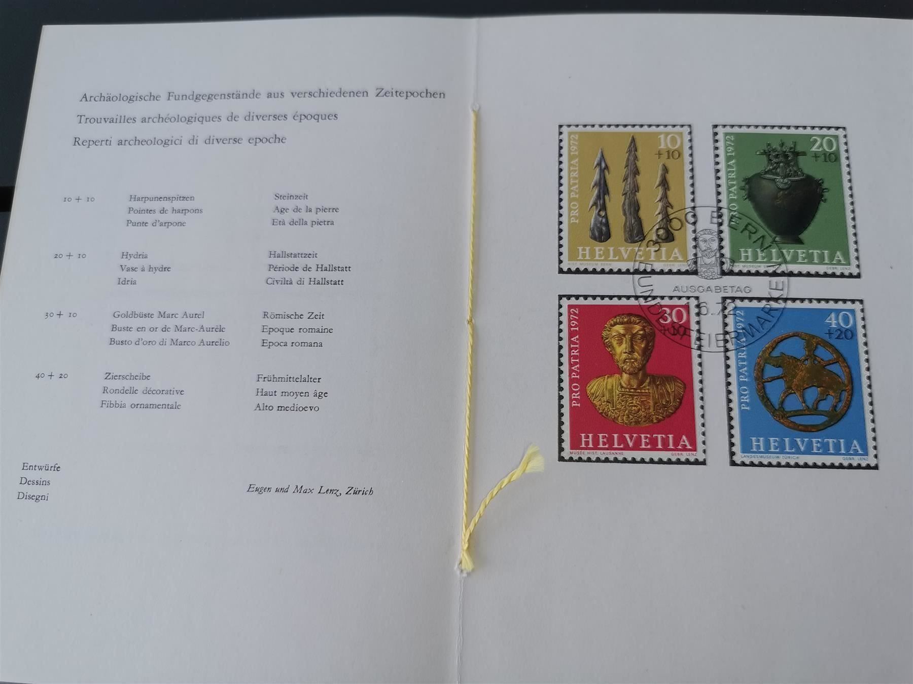 Tutti i francobolli: Pro Patria 1972 – Usato da Olten venduto da smiples