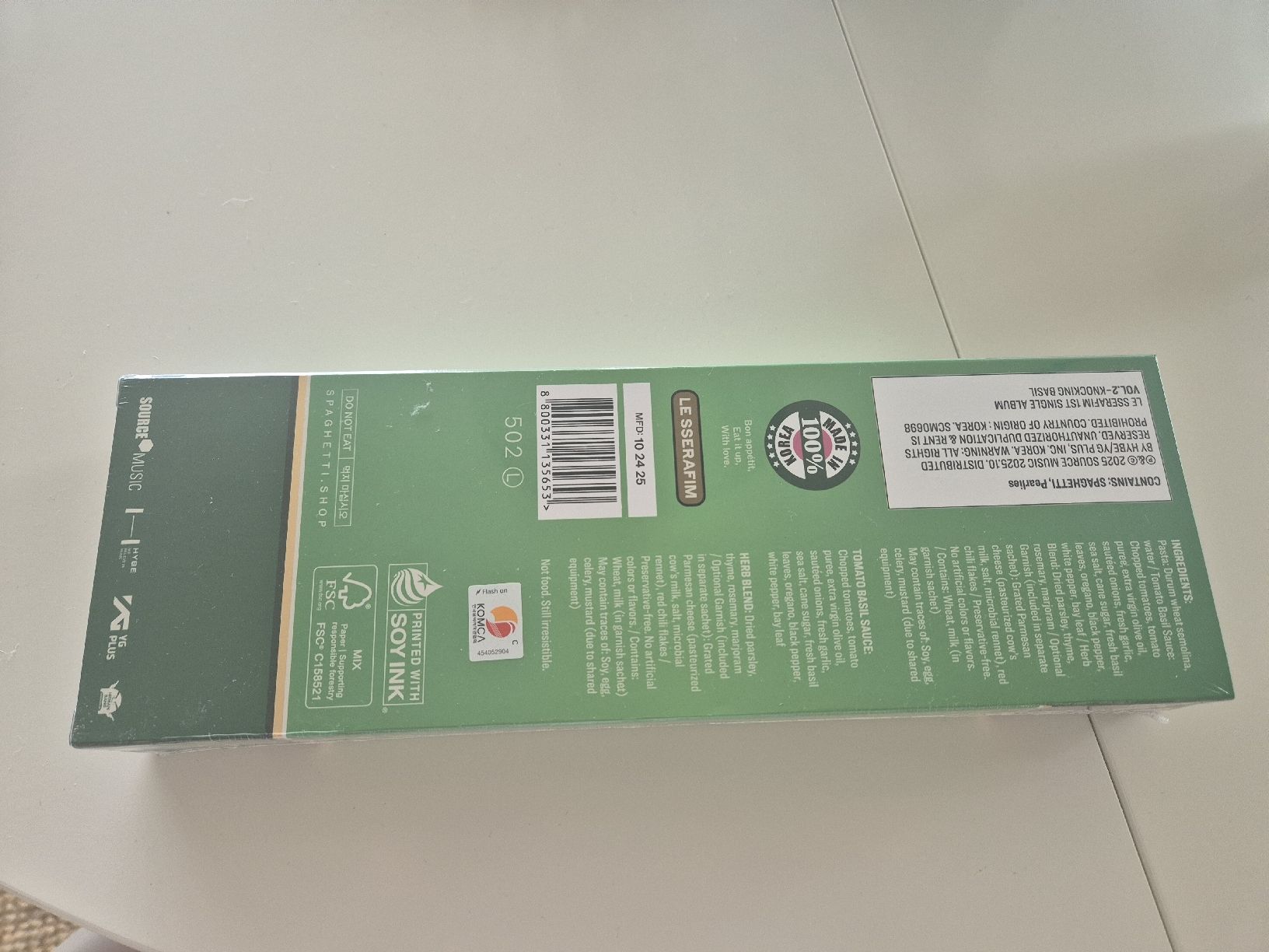 CD: Le Sserafim - Spaghetti (SEALED!) – Nuovo e nell'imballaggio originale da Beinwil am See venduto da noeliaz14 2