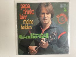 Gunter Gabriel Single Pap Trinkt Bier / Meine Helden