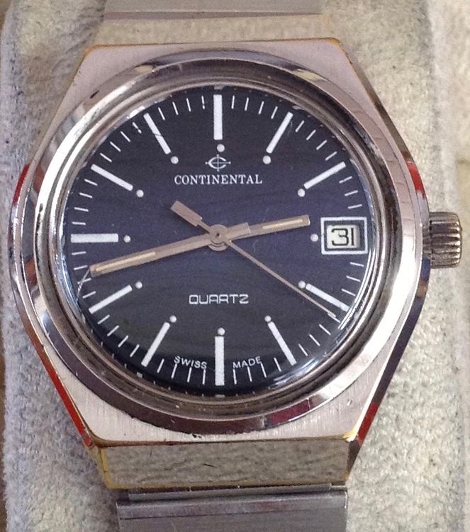 CONTINENTAL swiss made Herrenuhr Quartz 47 mm Kaufen auf