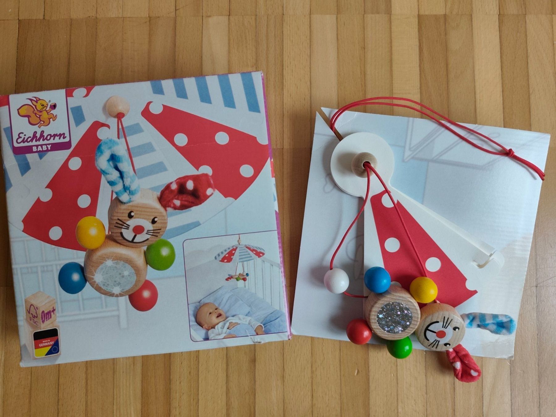 Eichhorn Spielzeuge: Babymobile Hase an Fallschirm – Gebraucht aus Urdorf von core8