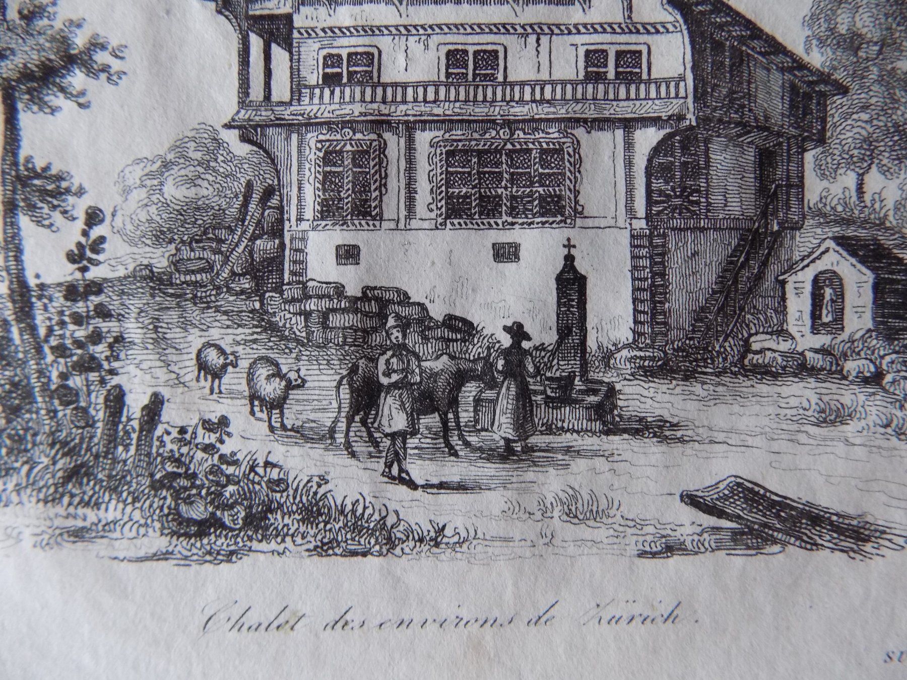 Stiche: Chalets des environs de Zürich – Gebraucht aus Risch von Rischli15 4