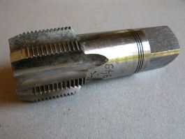 Gewindebohrer R1 1/4"  Fertigschneider (3 Ringe)