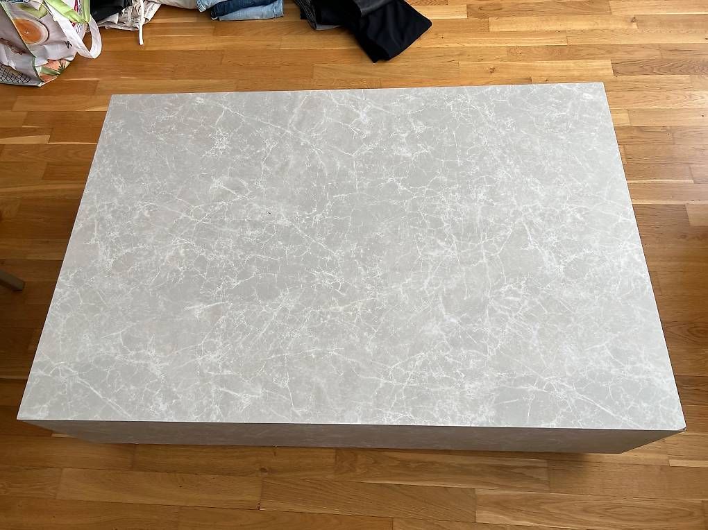 Tavoli: Moderner Couchtisch in Marmoroptik Beige  120x80 cm – Usato da Zürich venduto da kn4 3