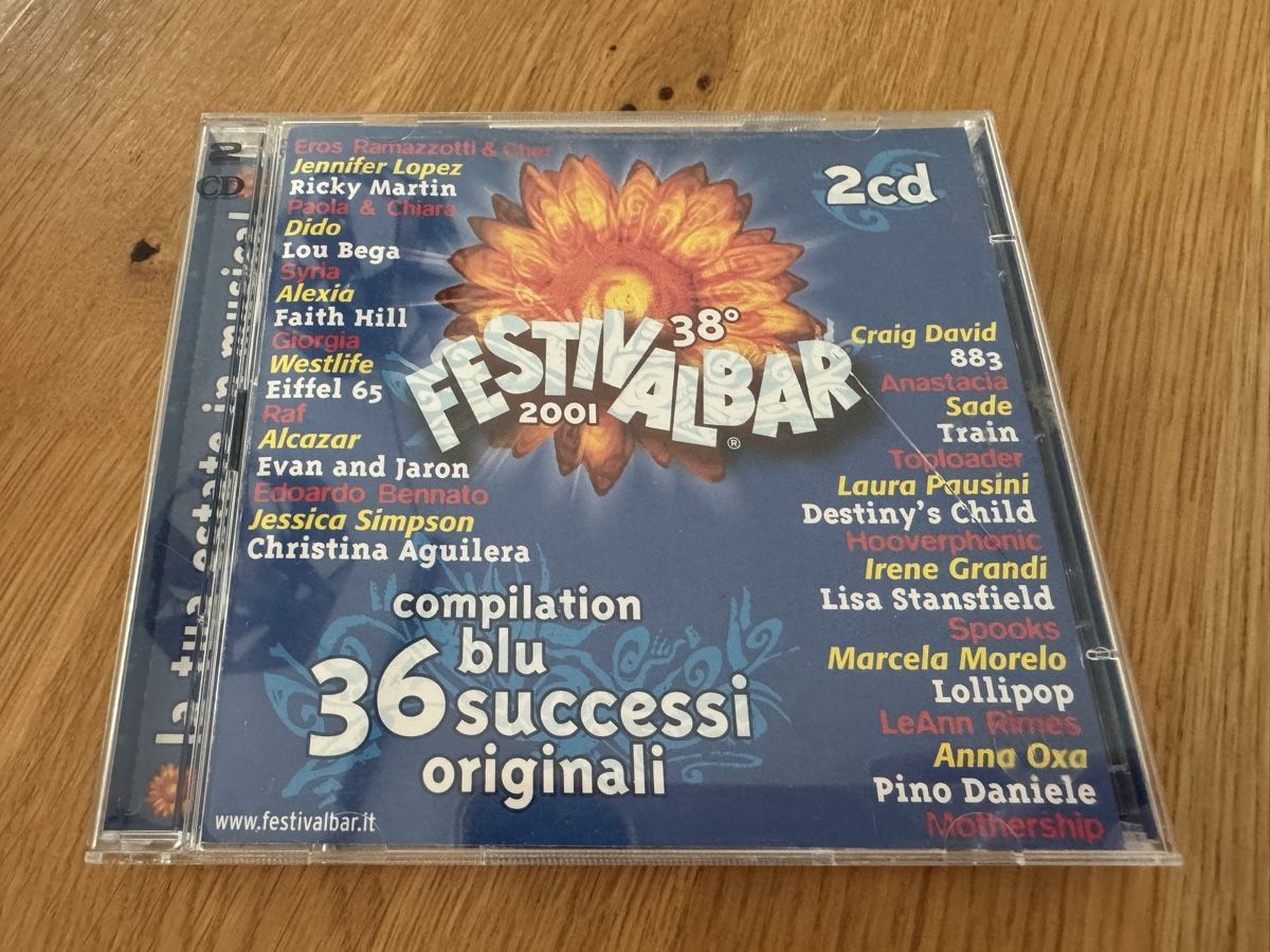 CDs: Festivalbar 2001 Compilation Blu 2 CD – Gebraucht aus Winkel von Schorley