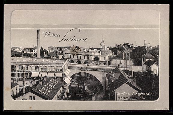 Cartoline postali: AK Serrières, Vue générale – Usato da Berlin venduto da bartko-reher