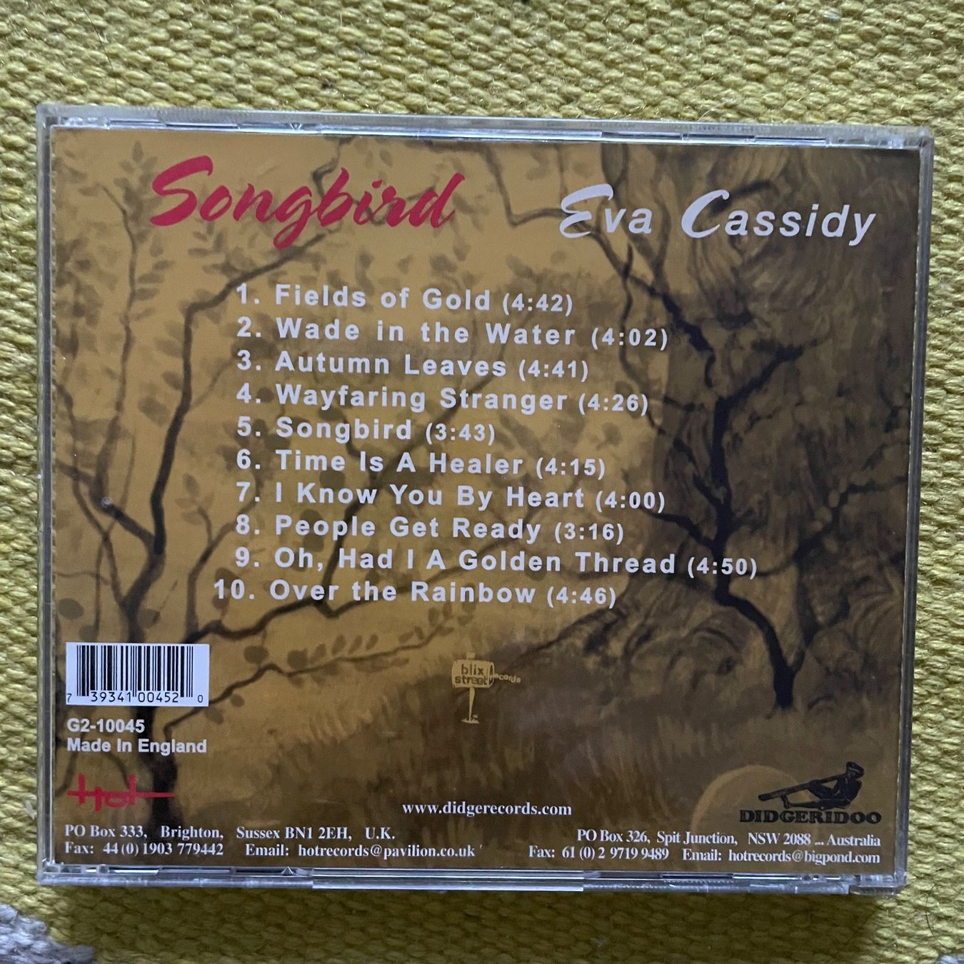 CD: EVA CASSIDY-SONGBIRD – Usato da Rorschacherberg venduto da CD-Roli 1