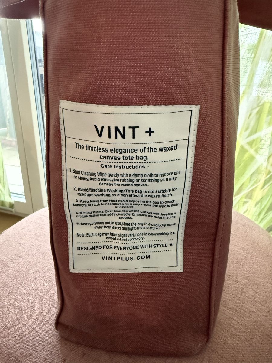 Borse: Vint+ Vaxed Canvas Tote Bag big – Usato da Unterägeri venduto da Angi2478 1
