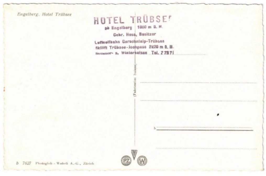 Cartoline postali: Engelberg - Luftseilbahn Gerschnialp--Trübsee – Usato da Binningen venduto da Mountainrider 1