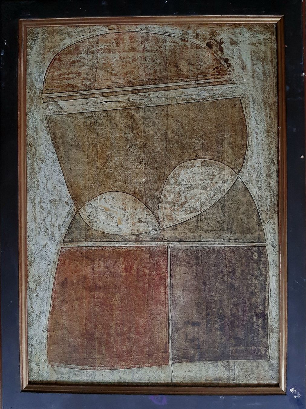 Gemälde: Abstraktes Gemälde signiert – Gebraucht aus Arbon von torso444
