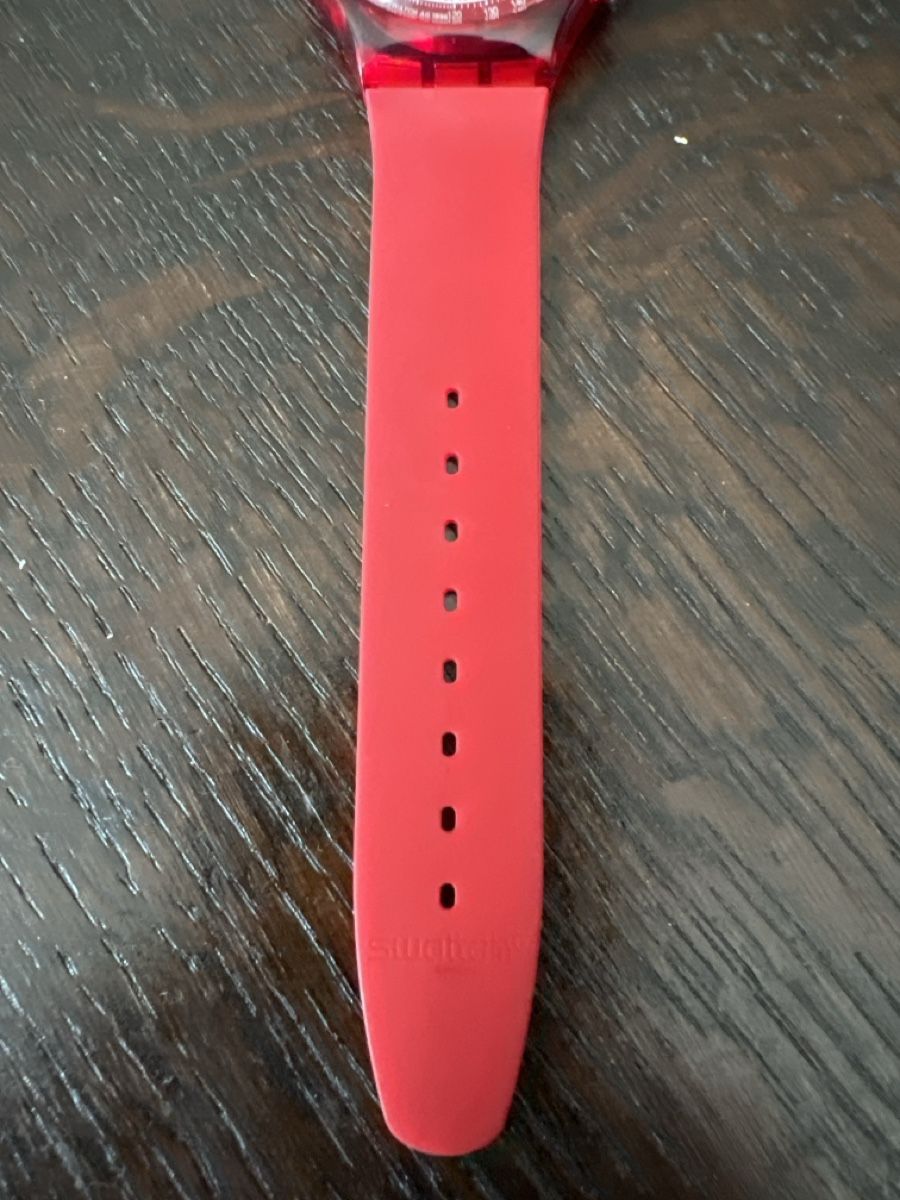 Swatch Uhren: Swatch Chrono (SCR101) Le Rouge – Neu und originalverpackt aus Künten von Spike17 3