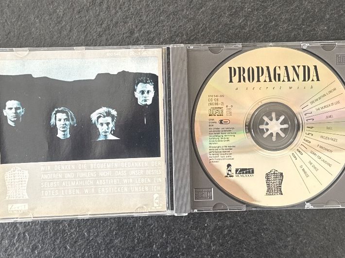 CD: Propaganda - A Secret Wish - Kult CD! – Usato da Kölliken venduto da Flue68 1