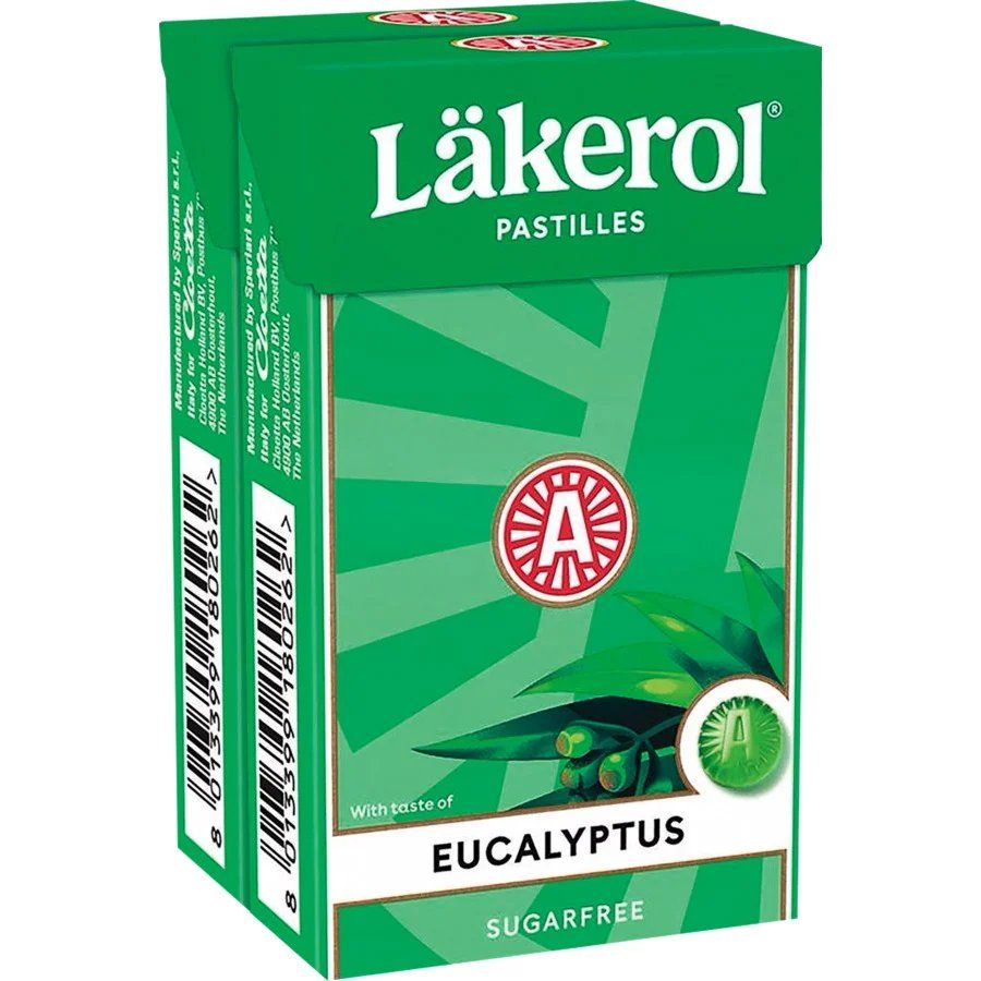 Cibi & Specialità: Läkerol Eucalyptus 2 x 27g – Nuovo e nell'imballaggio originale da Neuchâtel venduto da MixoraCH