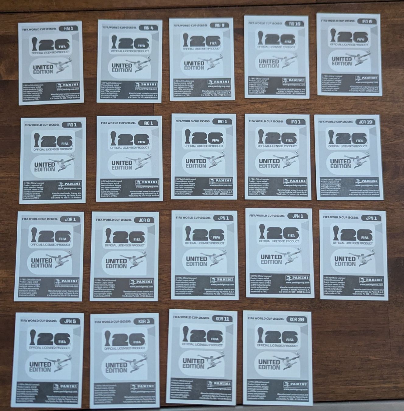 Panini Carte collezionabili: Diverse Panini Bilder United Edition HAI-KOR – Usato da Frauenfeld venduto da mafro28 1