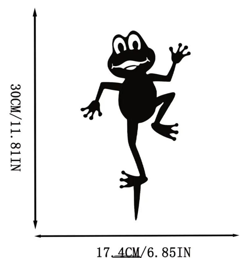 Statuette: Frosch Gartenstecker (Metall) 30 cm – Nuovo e nell'imballaggio originale da Langenbruck venduto da Gumsi 3