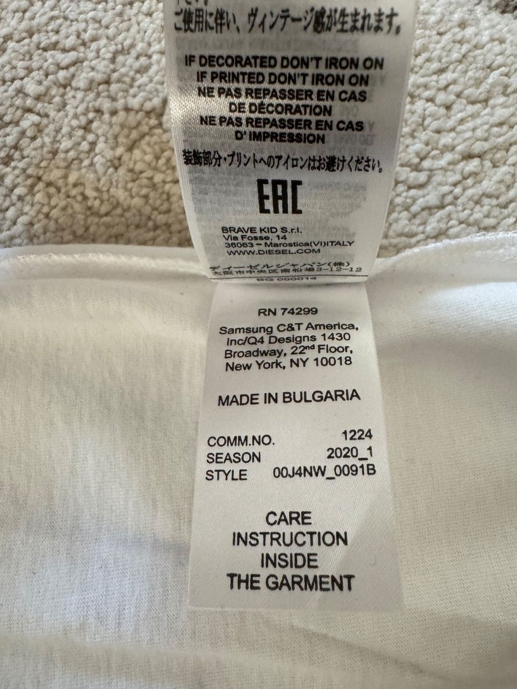 Diesel Hemden, T-Shirts & Polos: T-SHIRT DIESEL – Neu und originalverpackt aus Zürich von Mina_09 5