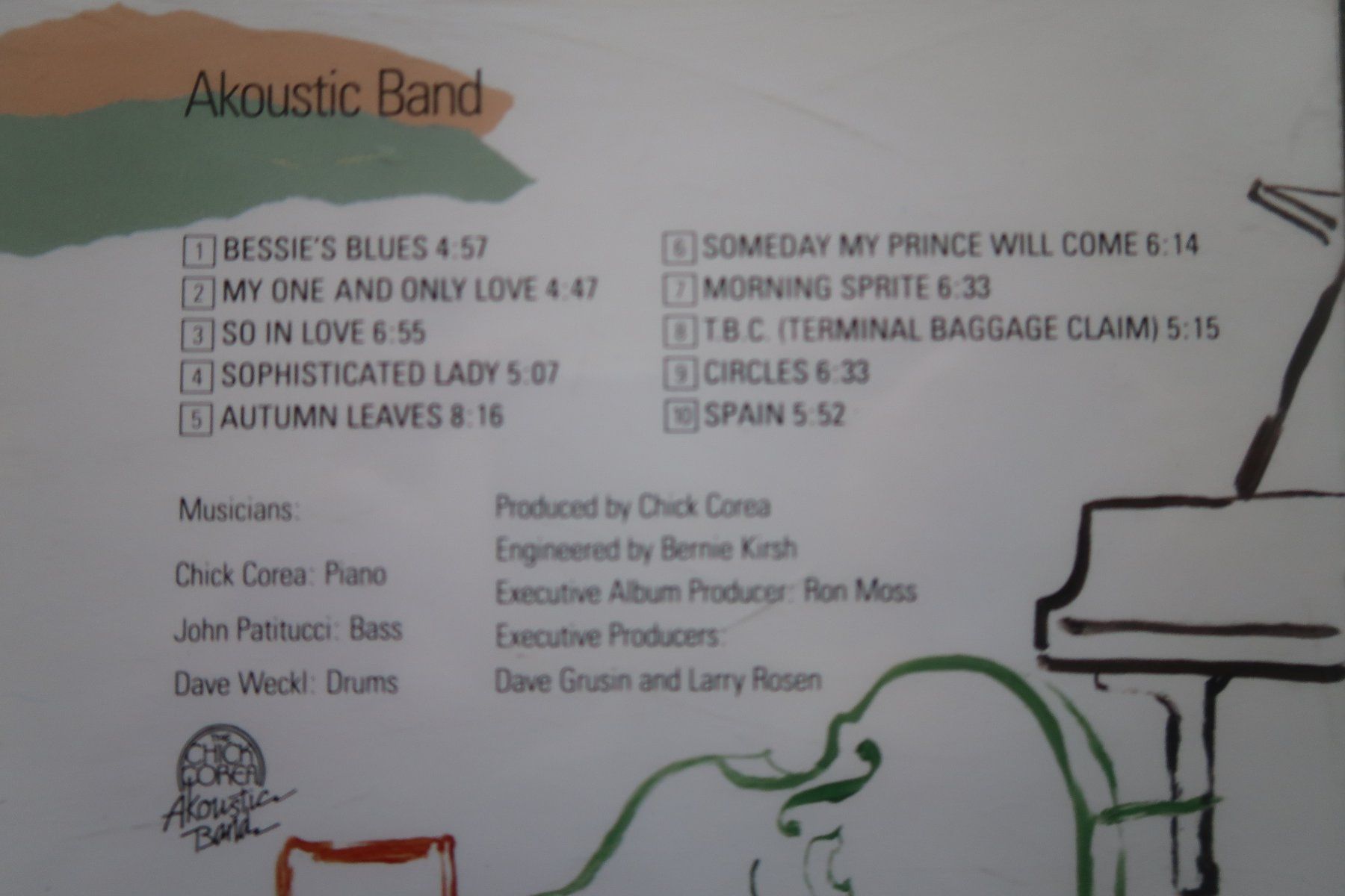 CD: CHICK COREA AKOUSTIC BAND - CD – Usato da Basel venduto da Patiscat 2