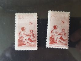 Pro Juventute Briefmarken Vorläufer postfrisch